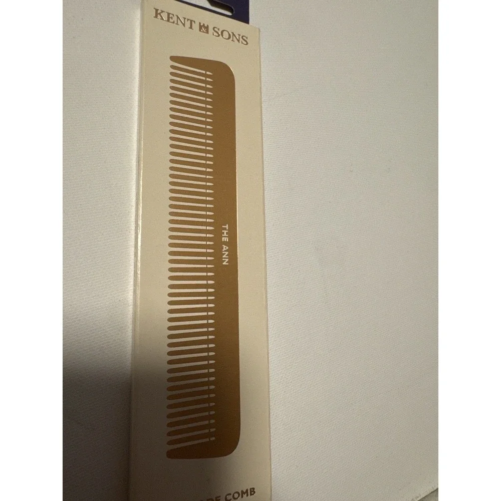 Kent England R5T - Handmade‎ Toothed Pocket Comb Sawcut New Box